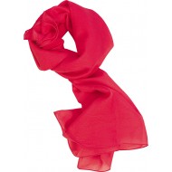 Pañuelo 100% poliéster tipo seda,tamaño 90 x90 cms,rojo
